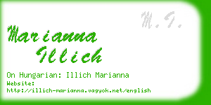 marianna illich business card